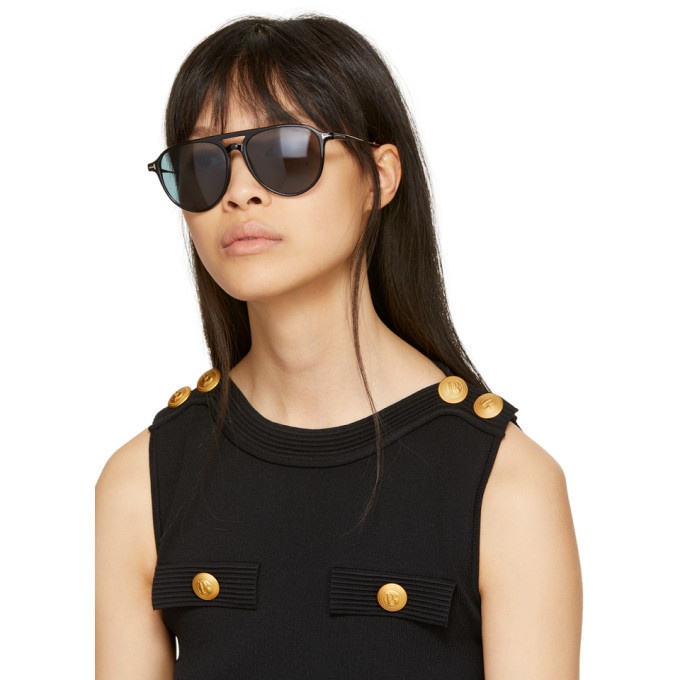 Tom Ford Black and Gold Carlo 02 Sunglasses TOM FORD