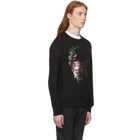 Alexander McQueen Black Gothic Rose Sweatshirt