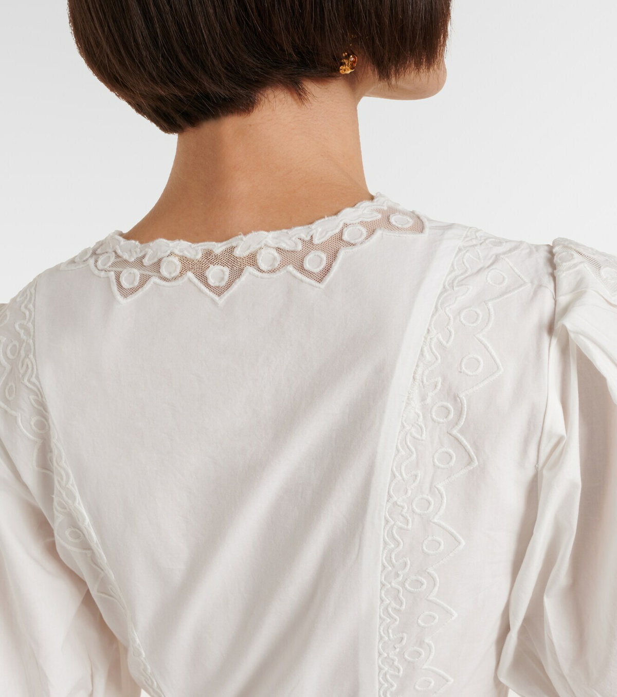 Ulla Johnson Camila embroidered cotton minidress