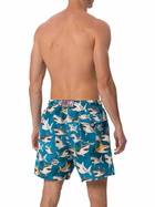 MC2 Saint Barth Man Mid-length Gustavia Swim-shorts With Shark Print | Ai Co-created Design By Rickdick - Powered By Red-eye
