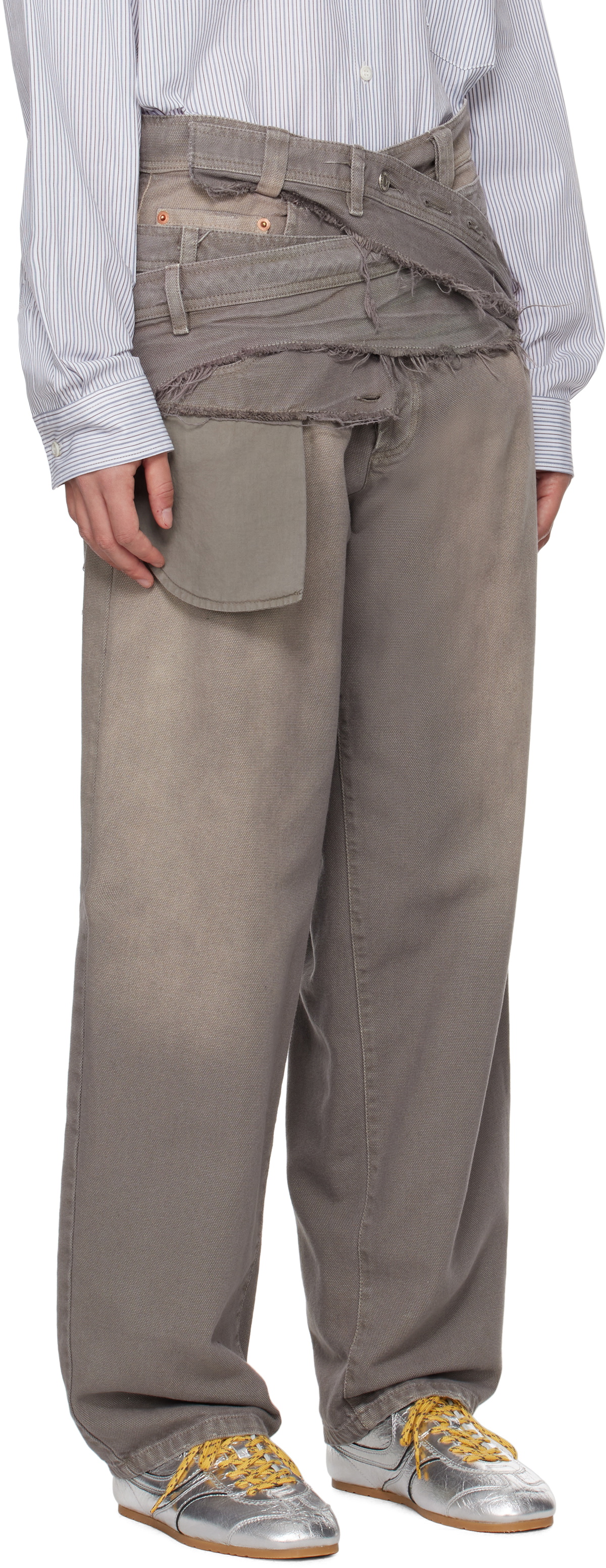 Magliano Taupe Cantiere Many Pockets Jeans