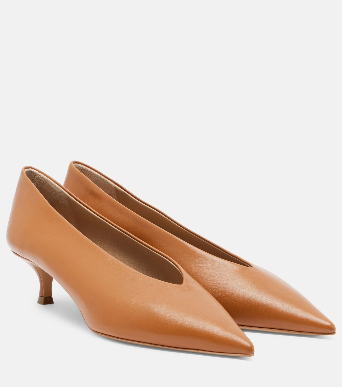 Le Monde Béryl Babouche leather pumps