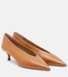 Le Monde Béryl Babouche leather pumps