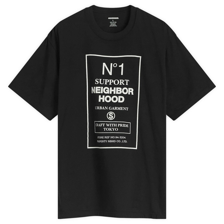 Photo: Neighborhood Men's SS-15 T-Shirt in Black