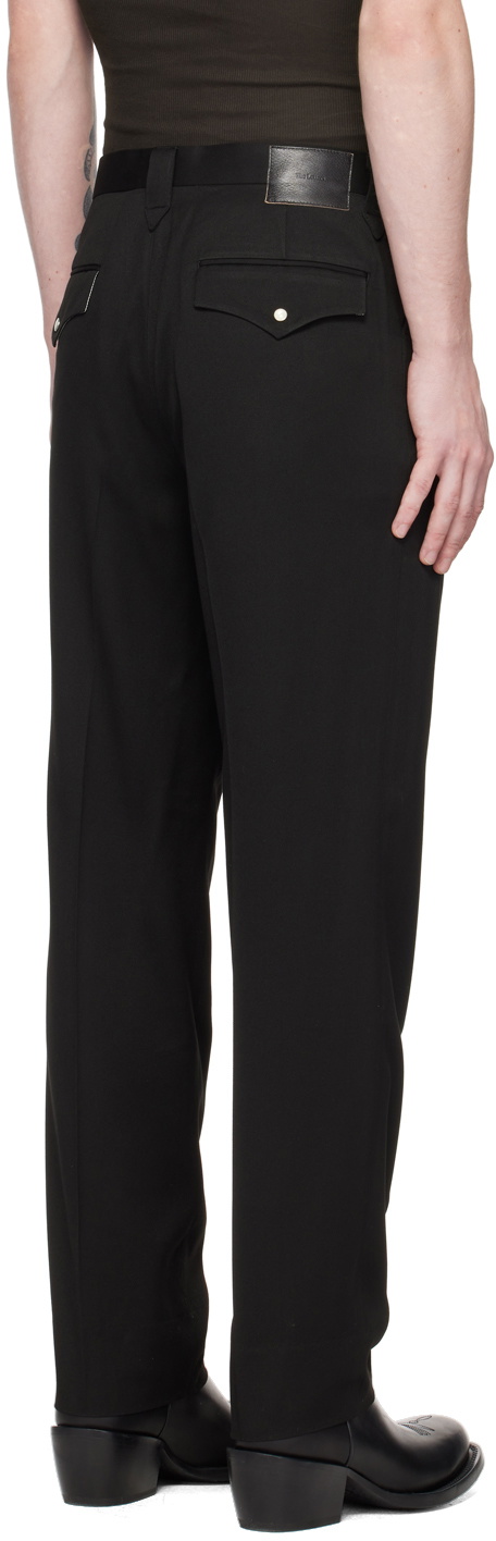 The Letters Black Western Trousers