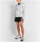 Satisfy - Packable Reflective Printed Ripstop Hooded Jacket - Silver