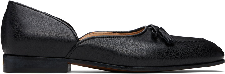Photo: Valentino Black Square Toe Loafers