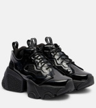 Noir Kei Ninomiya Cutout platform sneakers