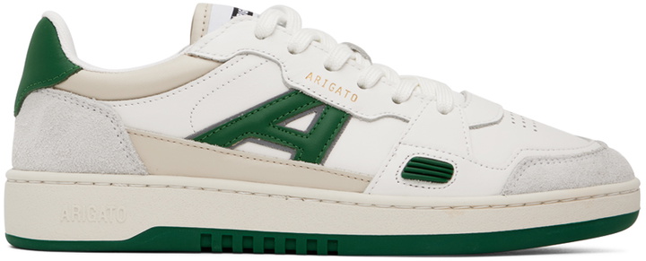 Photo: Axel Arigato White & Green A Dice Lo Sneakers