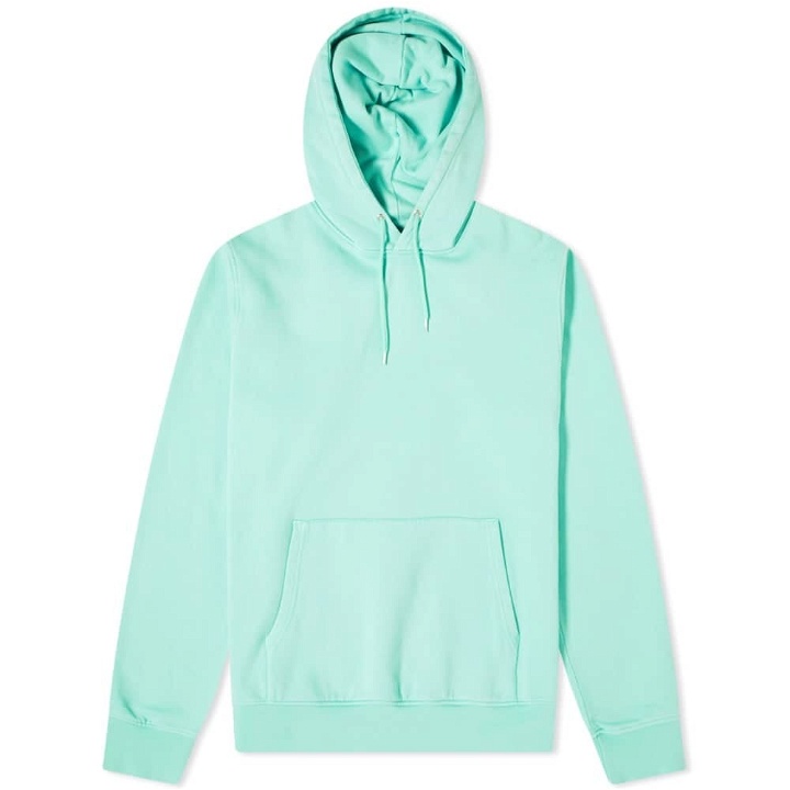 Photo: Colorful Standard Men's Classic Organic Popover Hoody in Faded Mint