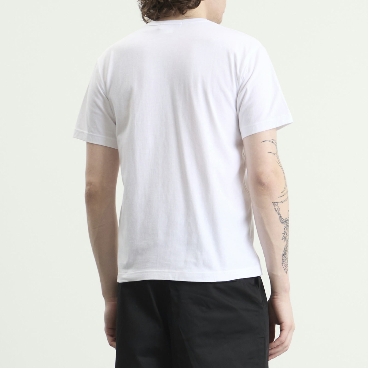 Comme des Garçons Black Men's x Nike T-Shirt in White/Black