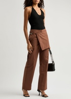 Paris Georgia Elliot Layered Shell Trousers Terracotta