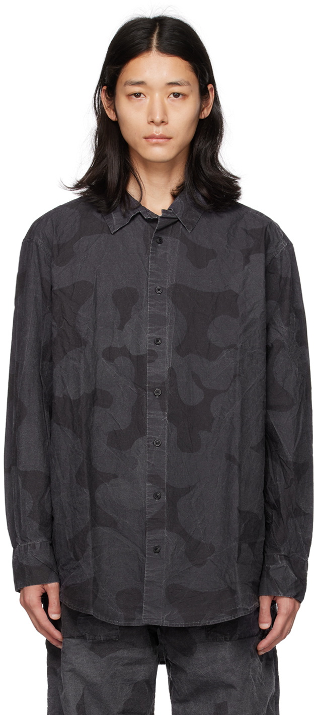 CASEY CASEY FELIX TSHIRT NAVY サイズM CASEY CASEY Navy & Blue Felix Shirt CASEY CASEY