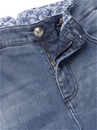 Isaia - Slim-Fit Stretch-Denim Jeans - Blue