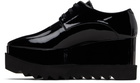 Stella McCartney Black Limited Edition Elyse Monochrome Platform Derbys