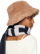 Stand Studio Tan Wera Faux-Fur Bucket Hat