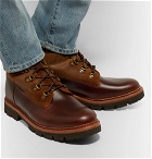 Grenson - Rutherford Leather and Suede Boots - Brown