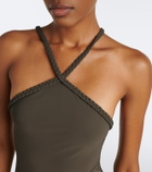 Bottega Veneta Braided-trim swimsuit