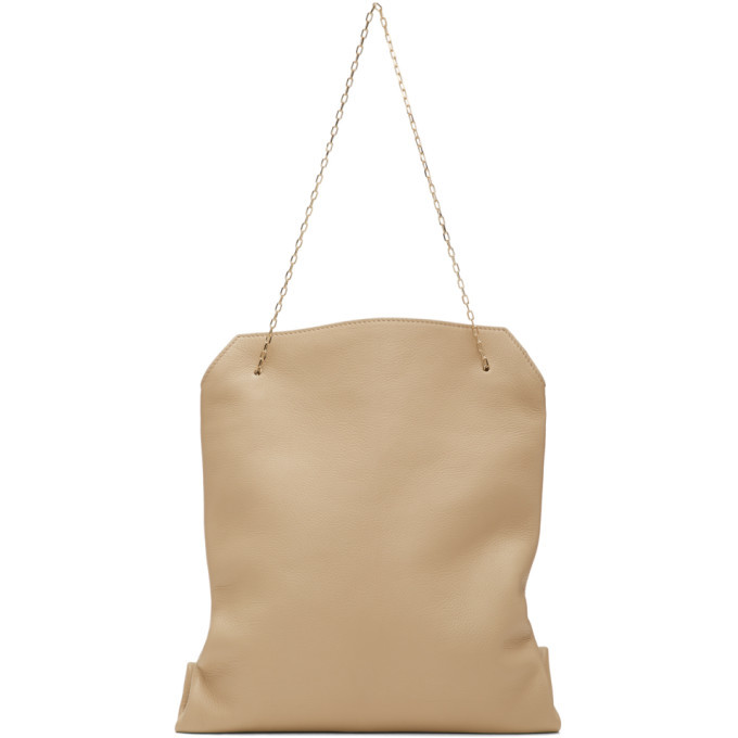 The Row Beige Small Lunch Bag The Row