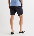 AMI PARIS - Cotton-Gabardine Shorts - Blue