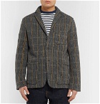 KAPITAL - Fleece-Back Cotton-Blend Tweed Jacket - Men - Gray
