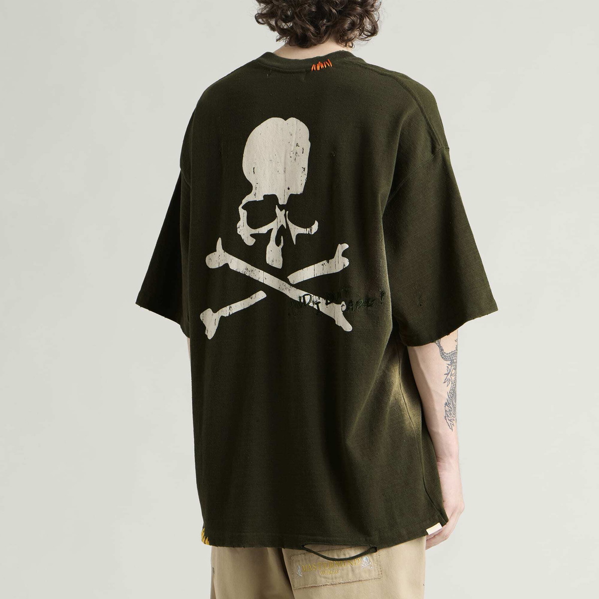 MASTERMIND WORLD Men's OG Vintage T-Shirt in Olive