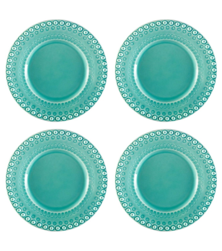 Photo: Bordallo Pinheiro Fantasia set of 4 dessert plates