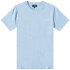 A.P.C. Men's Item Logo T-Shirt in Blue