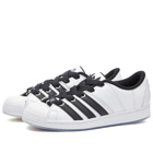 Adidas Men's x KORN SUPERMODIFIED Sneakers in White/Black/Pantone