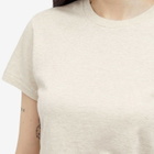 Auralee Women's Seamless Crew Neck T-Shirt in Top Brown
