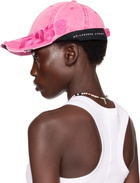 Martine Rose SSENSE Exclusive Pink Roll Back Cap