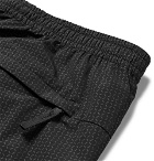 Theory - Dekro Reflective Printed Stretch-Nylon Drawstring Shorts - Black