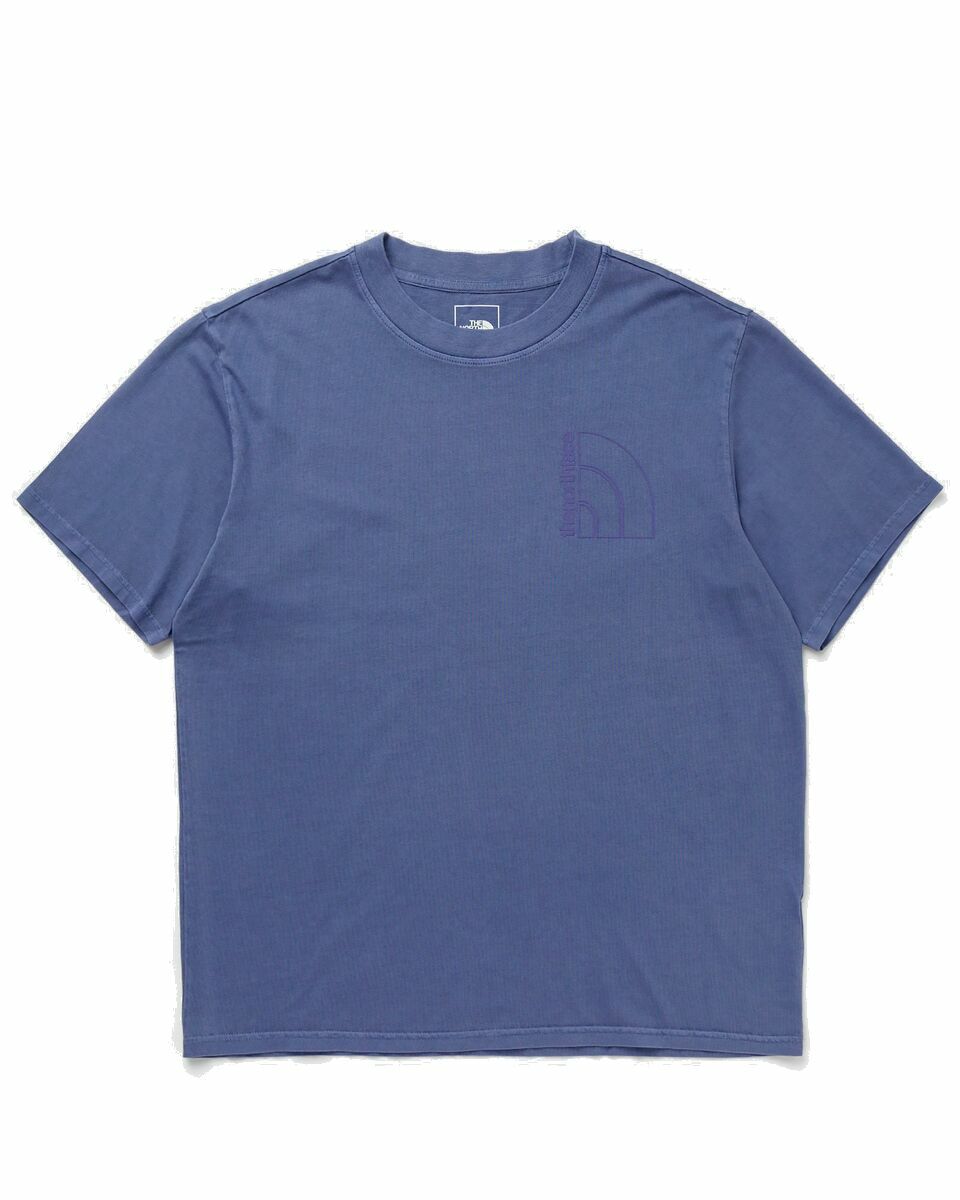 Photo: The North Face S/S Garment Dye Tee Blue - Mens - Shortsleeves
