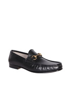 Gucci Black Leather Loafers