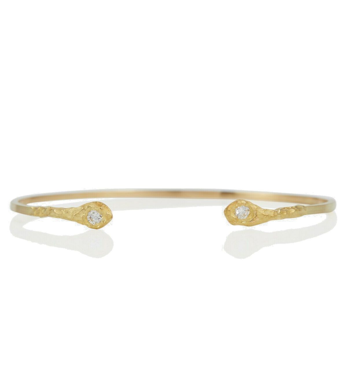 Elhanati Franca 18kt yellow gold bracelet with diamonds Elhanati