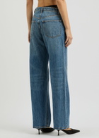 Alexanderwang.t Underwear-effect Straight-leg Jeans Blue