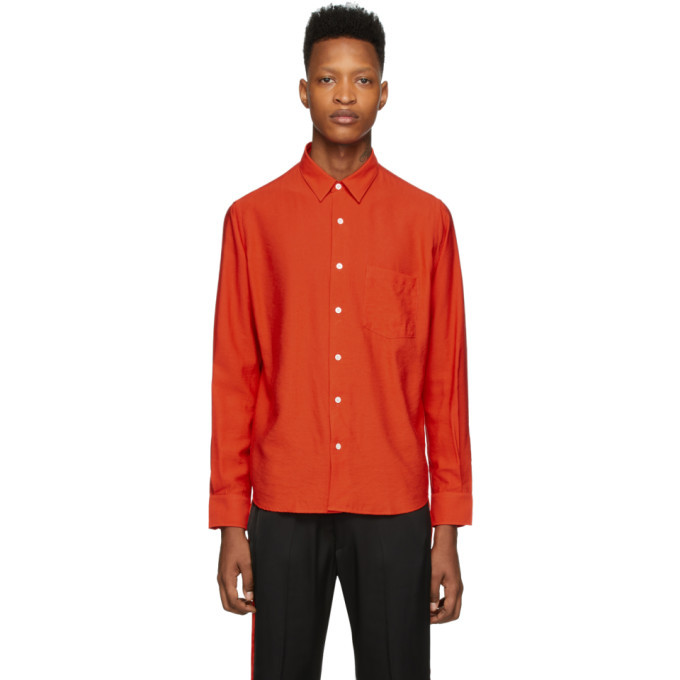 Photo: AMI Alexandre Mattiussi Red Summer Fit Shirt