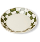 BODE - Botticelli Ceramics Painted Porcelain Plate - White