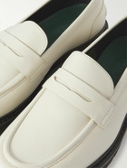 VINNY's - Richee Leather Penny Loafers - White