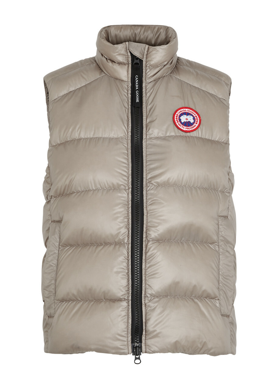 Canada Goose Cypress Quilted Feather Light Shell Gilet Beige Gilet Canada Goose