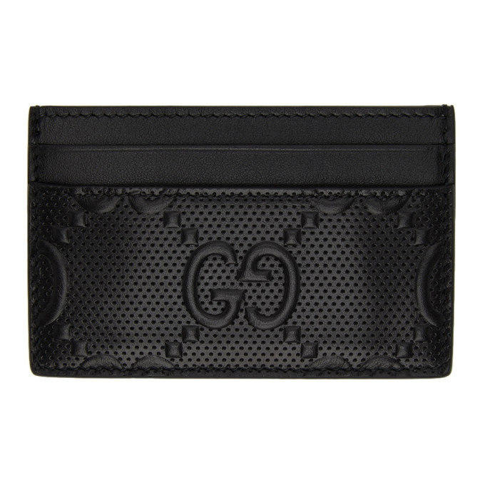 Photo: Gucci Black Gucci Signature Card Holder