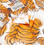 Wacko Maria - Tim Lehi Camp-Collar Printed Woven Shirt - Orange