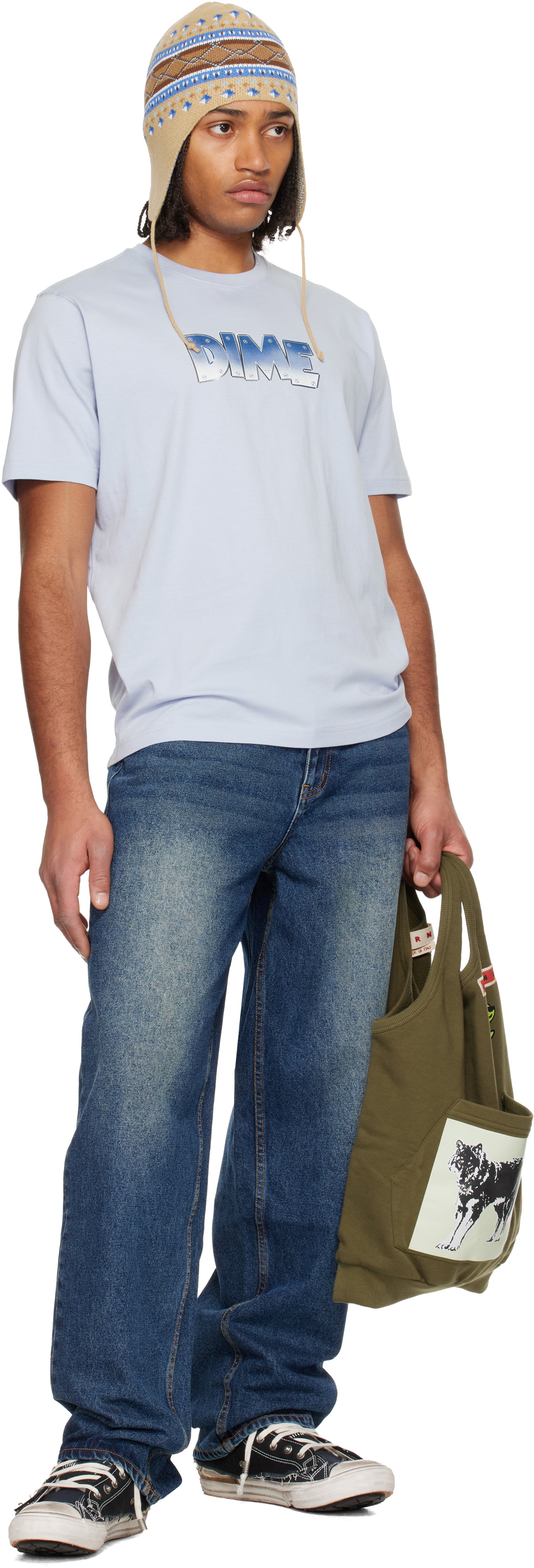 Dime Blue Baggy Jeans