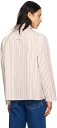 Meryll Rogge White Striped Shirt