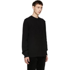 Alexander McQueen Black Crewneck Knit Sweater