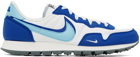 Nike White & Blue Air Pegasus 83 Sneakers