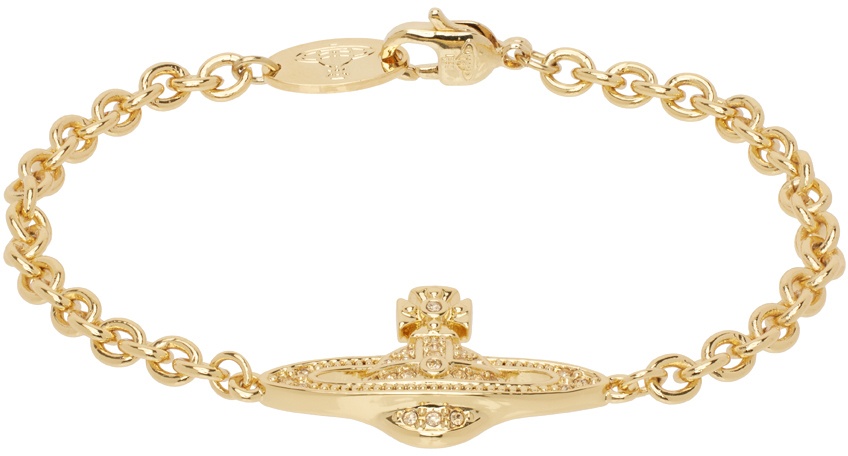 Photo: Vivienne Westwood Gold Mini Bas Relief Chain Bracelet