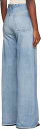 rag & bone Blue rb Miramar Sofie Wide-Leg Jeans