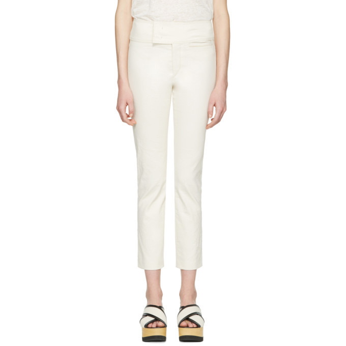 Photo: Isabel Marant Ecru Ovida Trousers