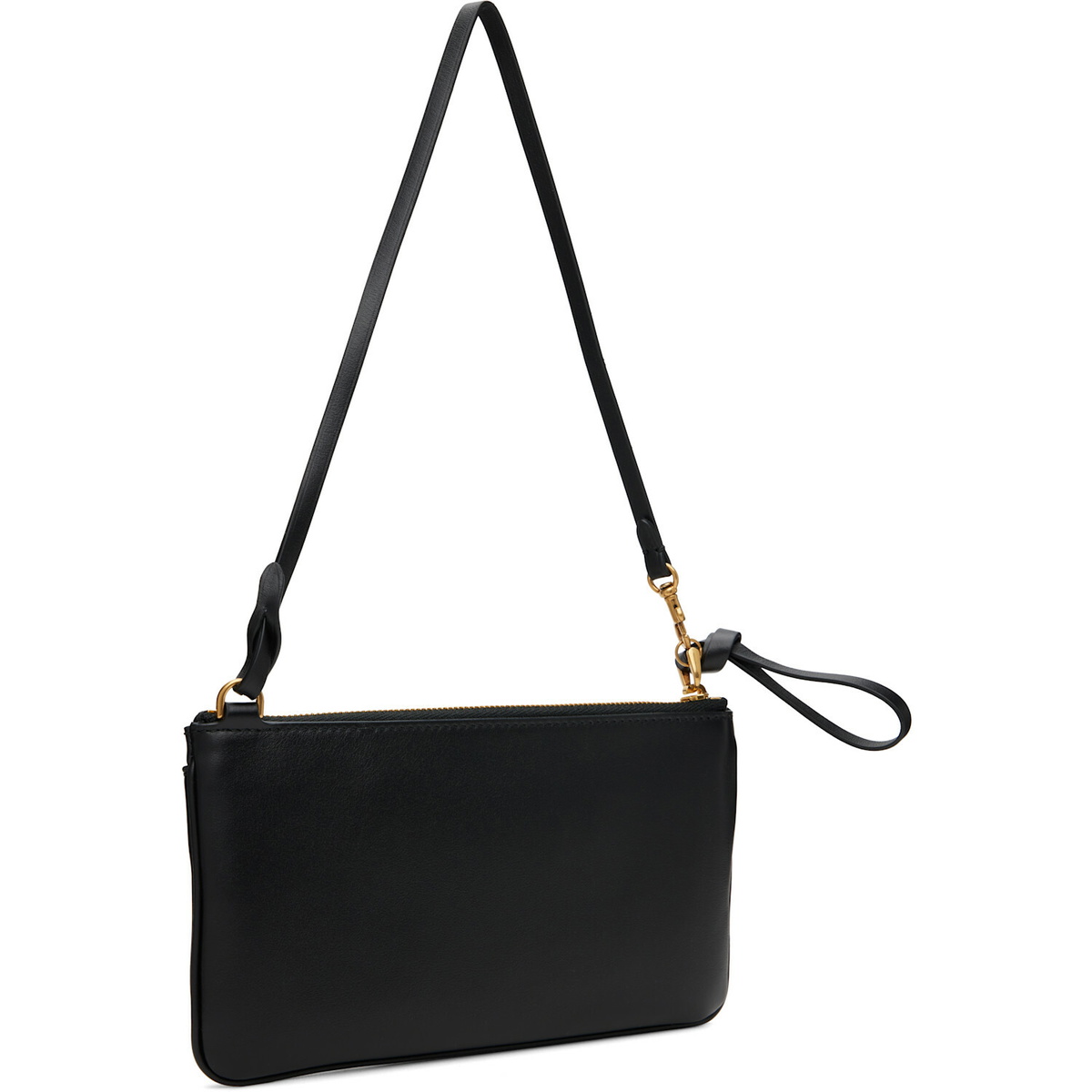 Balenciaga Black Rodeo Phone Pouch Bag